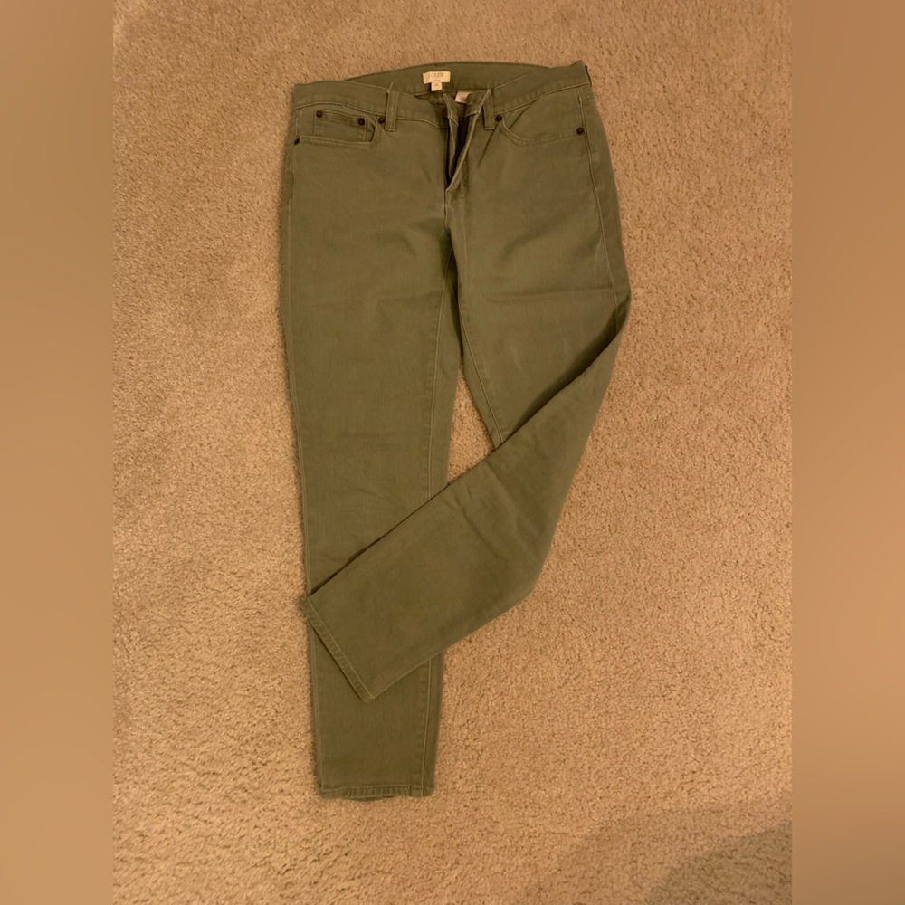 JCrew skinny jeans olive
